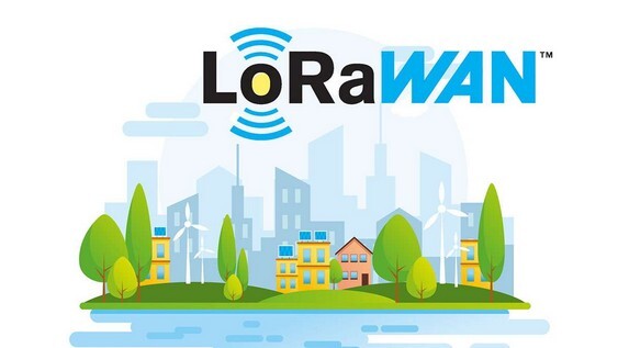 Rete di comunicazione LoRaWAN contatori